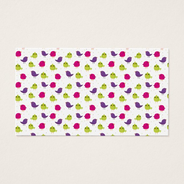 Cute colourful birds  (Front)