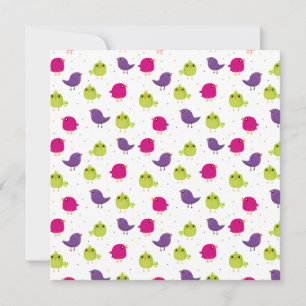 Cute colourful birds   announcement