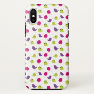 Cute colourful birds Case-Mate iPhone case