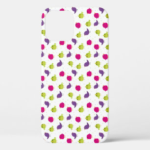 Cute colourful birds iPhone 12 case