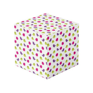 Cute colourful birds  cube