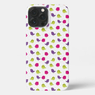 Cute colourful birds   iPhone 13 pro max case