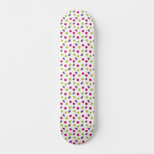 Cute colourful birds  skateboard