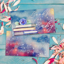 Cute Colourful Blue Rose Watercolor Books for Bab