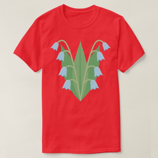 Cute Colourful Bluebells T-Shirt (Design Front)