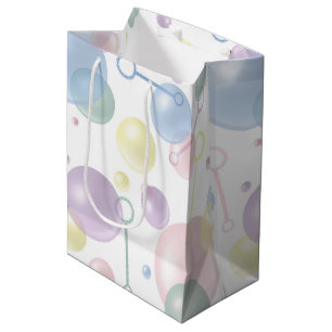 Cute Colourful Bubble Pattern Medium Gift Bag