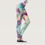 Cute Colourful Butterflies  7 - Leggings<br><div class="desc">Cute Colourful Butterflies</div>