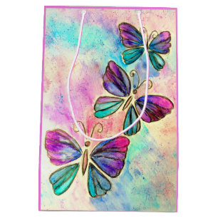 Cute Colourful Butterflies - Medium Gift Bag