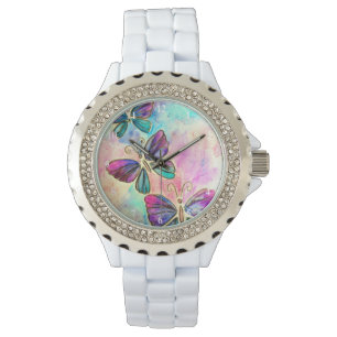 Cute Colourful Butterflies - Watch