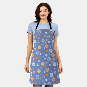 Cute Colourful Buttons Apron