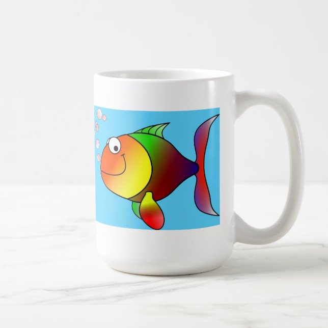 Cute Colourful Cartoon FISH MUG (Right)