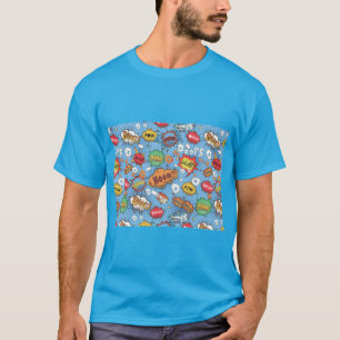 Cute Colourful Cartoon Speech Bubbles T-Shirt