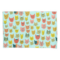 Cute Colourful Cats Pattern