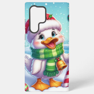Cute Colourful Christmas duck Samsung Galaxy Case