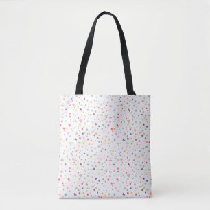 Cute Colourful Confetti Dots Pattern Tote Bag