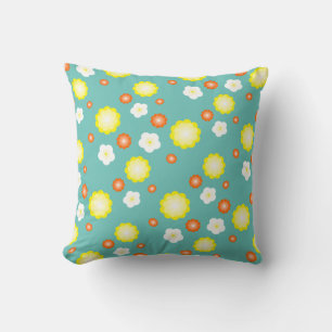 Cute colourful Daisy flower pattern Cushion