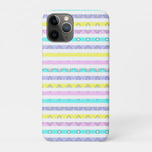 Cute colourful decorative stripes pattern Case-Mate iPhone case