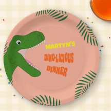 Cute Colourful Dinosaur 5th/Any Age Birthday Party