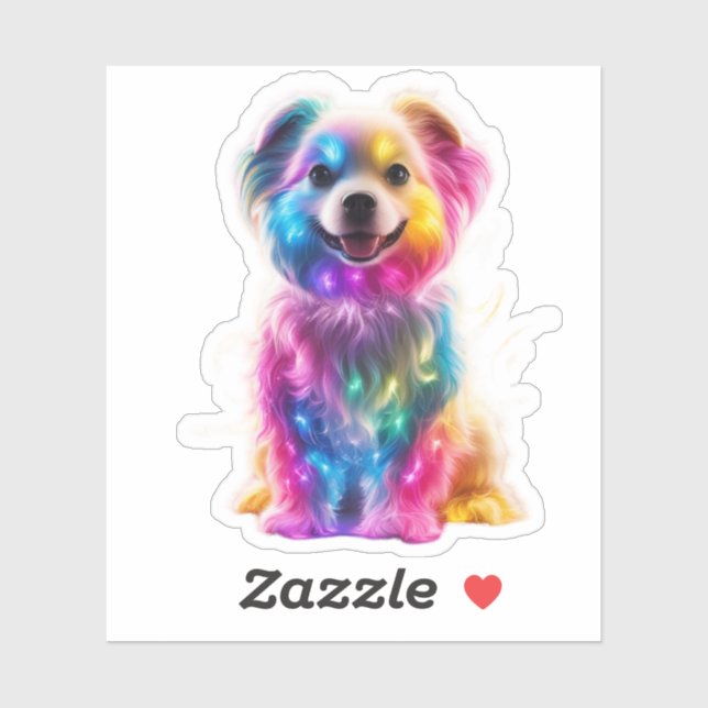 Cute Colourful Dog (Sheet)