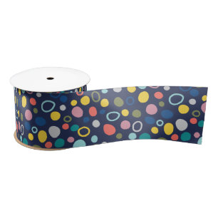 Cute Colourful Dot Ribbon Satin Ribbon