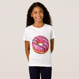 Cute Colourful Doughnut Design T-Shirt