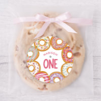 Cute Colourful Doughnuts One First Birthday