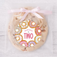 Cute Colourful Doughnuts Two 2nd Birthday