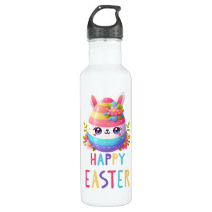 Cute, colourful Easter egg bunny 710 Ml Water Bottle