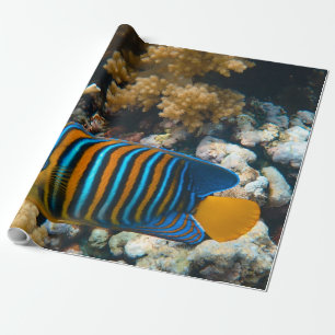 Cute Colourful Fish Wrapping Paper