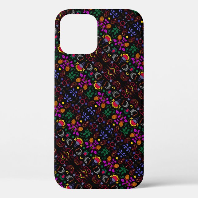 Cute colourful floral pattern  Case-Mate iPhone case (Back)