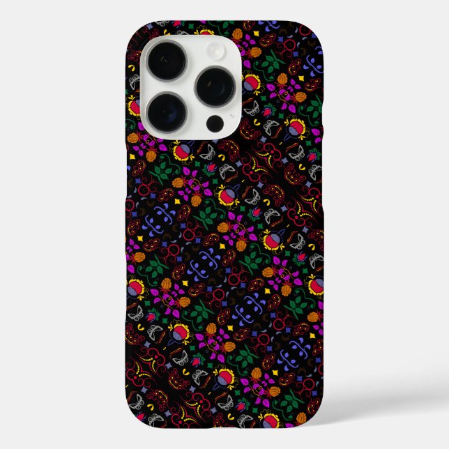 Cute colourful floral pattern  Case-Mate iPhone case (Back)