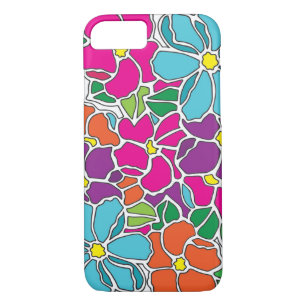 Cute Colourful Floral Pattern Case-Mate iPhone Case