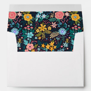 Cute Colourful Floral Pattern Envelope