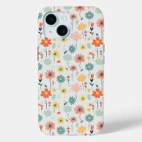 Cute Colourful Flower Pattern