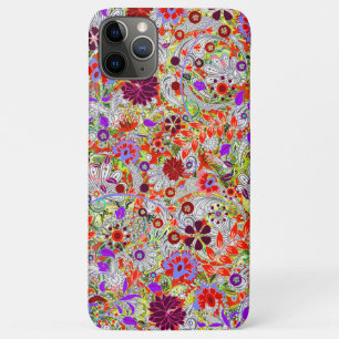 Cute colourful flowers collage design Case-Mate iPhone case