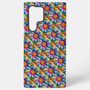 Cute Colourful Flowers Pattern Samsung Galaxy Case