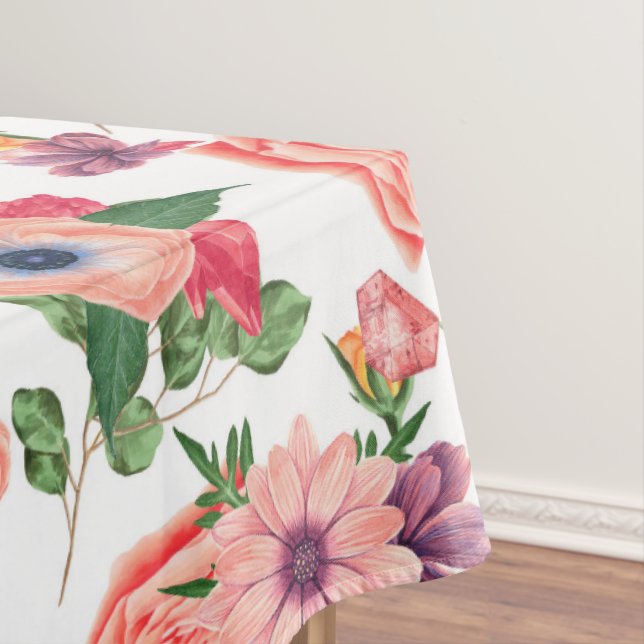 Cute Colourful Flowers Tablecloth (In Situ)