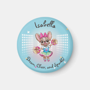 Cute Colourful Frenchie Pawsitive School Spirit Magnet