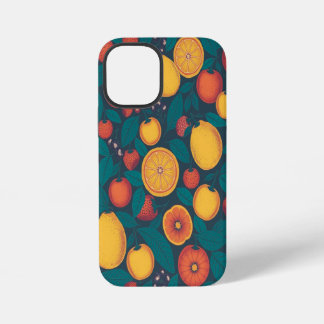 Cute Colourful Fruit Pattern – Fun Summer Design iPhone 12 Mini Case