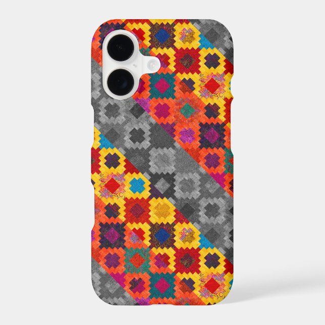 Cute colourful geometric patterns (Back)