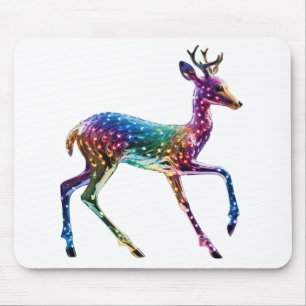 Cute Colourful Giraffe Mouse Pad