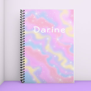 Cute Colourful Girly Teacher Student Back to Schoo Notebook