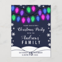 Cute Colourful Glowing Hanging Lights Christmas