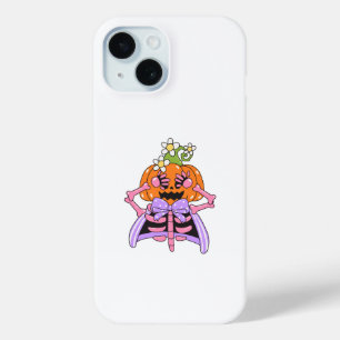 Cute & Colourful Halloween Bones iPhone 15 Case