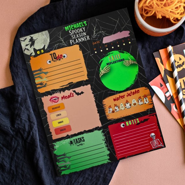 Cute Colourful Halloween Stationery for Kids Notepad (Creator Uploaded)