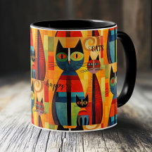 Cute Colourful Happy Cats
