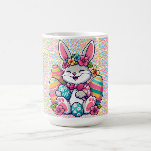 Cute, & colourful Hawaiian/tropical Easter bunny Coffee Mug
