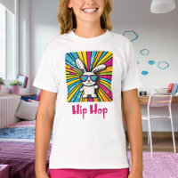 Cute Colourful Hip Hop Easter Bunny with Sunglasse