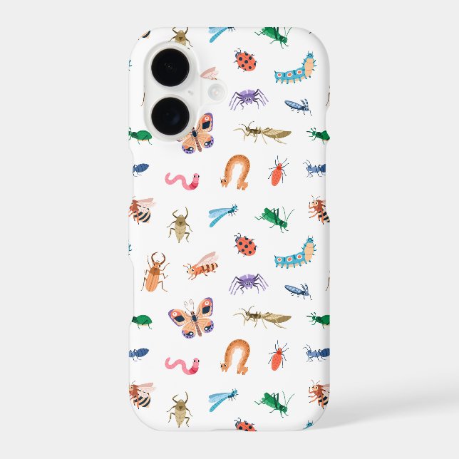 Cute Colourful Insect Pattern Samsung Galaxy S21 Case (Back)