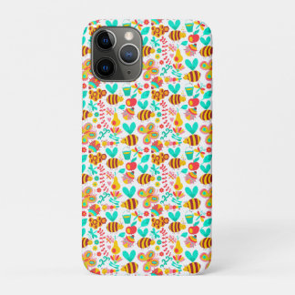 Cute colourful insects patterns Case-Mate iPhone case
